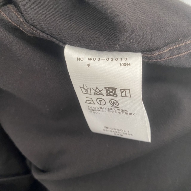 COMOLI(コモリ)のCOMOLI 22AW ウールモールスキンワークシャツ メンズのトップス(シャツ)の商品写真