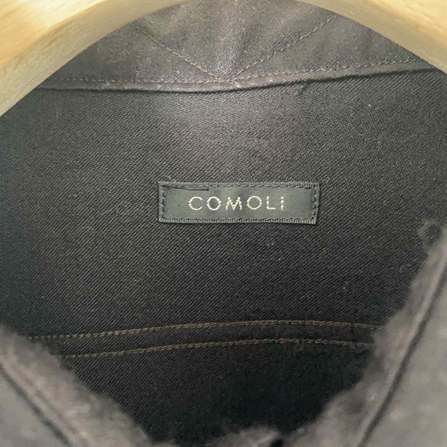 COMOLI 22AW ウールモールスキンワークシャツ