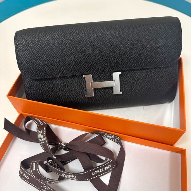 新作ウエア HERMES - Hermes エルメス ブラック&シルバー トゥーゴー