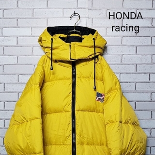 【希少】HONDA racing　リバーシブルダウンジャケット　90s 　肉厚(ダウンジャケット)