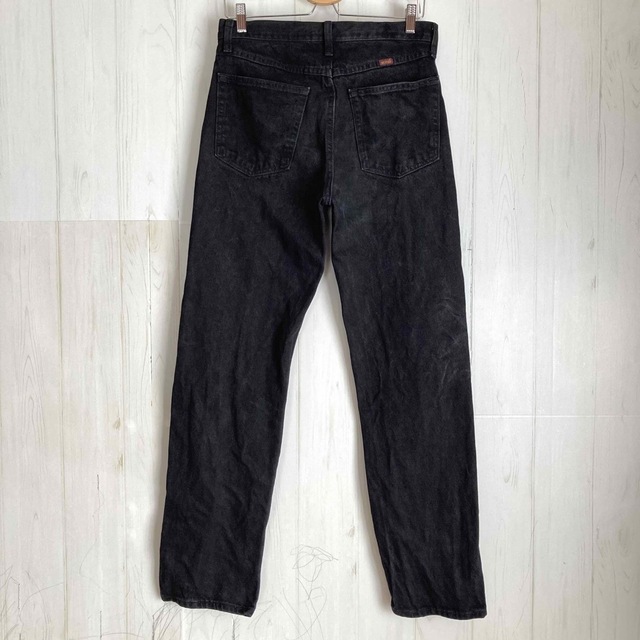ラスラー RUSTLER ブラックデニム ジーンズ 32インチ 後染めブラック www.gmytfashionacademy.com