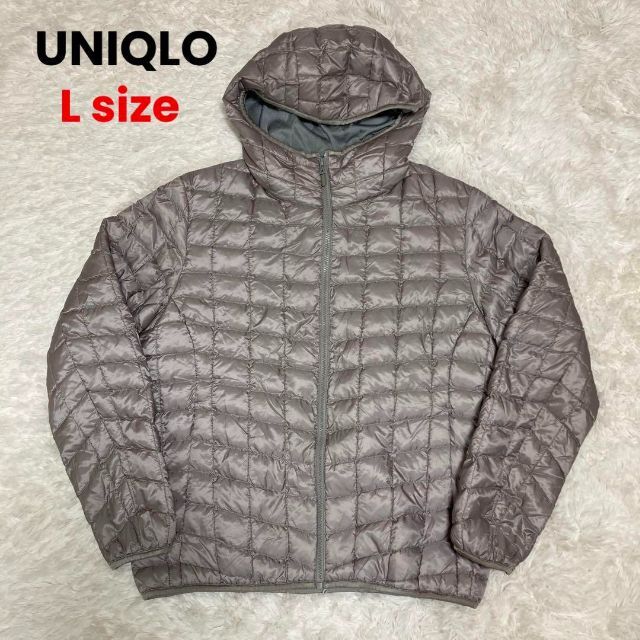 UNIQLO(ユニクロ)のUNIQLO ウルトラ ライト ジャケット シルバー メンズのジャケット/アウター(ダウンジャケット)の商品写真