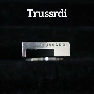 トラサルディ(Trussardi)の【匿名配送】 トラサルディ リング 指輪 SV925 6.9g 17号(リング(指輪))