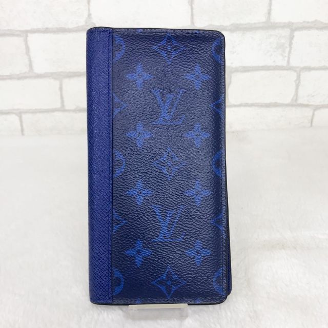 LOUIS VUITTON(ルイヴィトン)の杏0510様専用　ルイヴィトン　タイガラマ　ポルトフォイユブラザ　コバルト メンズのファッション小物(長財布)の商品写真