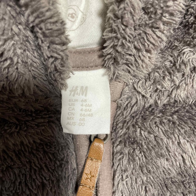 H&M(エイチアンドエム)のくまちゃんロンパース キッズ/ベビー/マタニティのベビー服(~85cm)(ロンパース)の商品写真