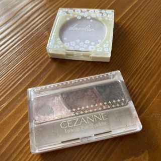 セザンヌケショウヒン(CEZANNE（セザンヌ化粧品）)のセザンヌ トーンアップアイシャドウ 04 ピンクブラウン　フェイスパウダーセット(アイシャドウ)