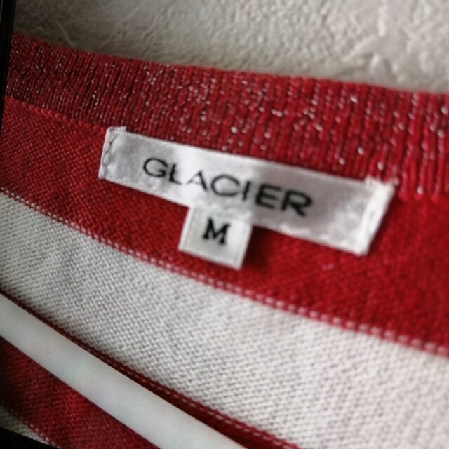 GLACIER(グラシア)のラメボーダー レディースのトップス(Tシャツ(半袖/袖なし))の商品写真