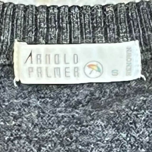 Arnold Palmer(アーノルドパーマー)のArnold Palmer ニット セーター ウール100% レナウン 刺繍 メンズのトップス(ニット/セーター)の商品写真