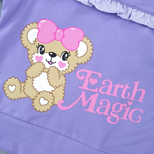 EARTHMAGIC(アースマジック)の新品💗アースマジック💗130 マフィー セーラー ジャケット ラベンダー キッズ/ベビー/マタニティのキッズ服女の子用(90cm~)(ジャケット/上着)の商品写真