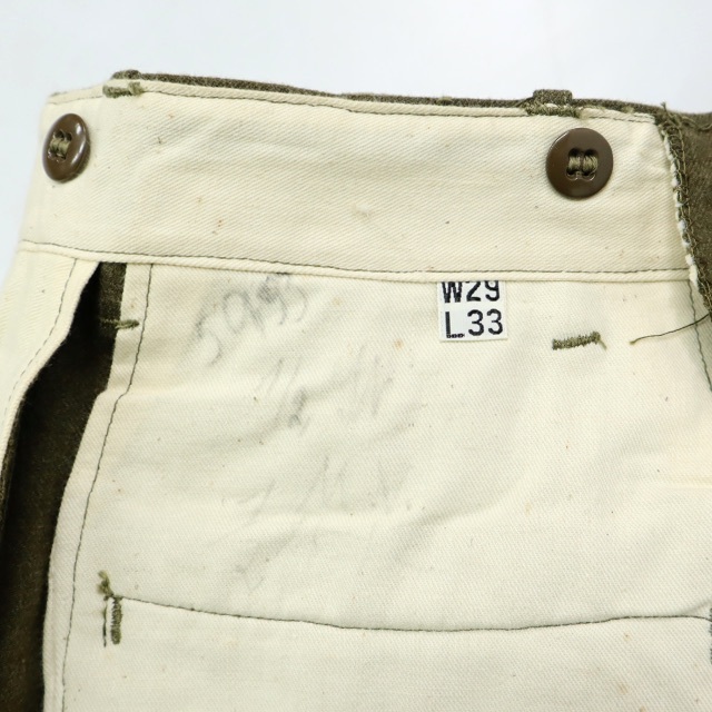 デッドストック 40s US ARMY 米軍 ウール パンツ スラックス デッドストック 40s US ARMY 米軍 ウール パンツ スラックス