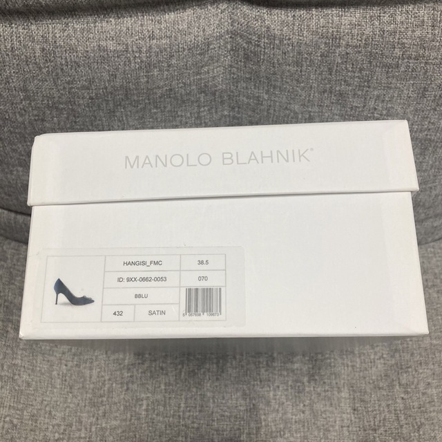 MANOLO BLAHNIK(マノロブラニク)の極美品 マノロブラニク ハンギシ 7センチヒール 38.5 レディースの靴/シューズ(ハイヒール/パンプス)の商品写真