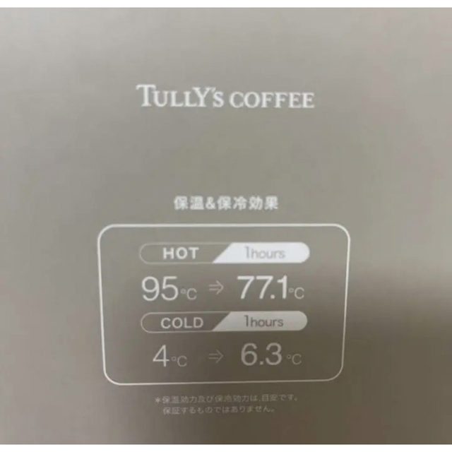 TULLY'S COFFEE(タリーズコーヒー)のタリーズコーヒー　ステンレスコーヒータンブラー　2022 HAPPY  BAG インテリア/住まい/日用品のキッチン/食器(タンブラー)の商品写真