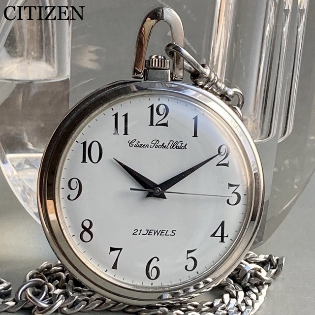 シチズン アンティーク手巻き時計。CITIZEN レトロモダン |