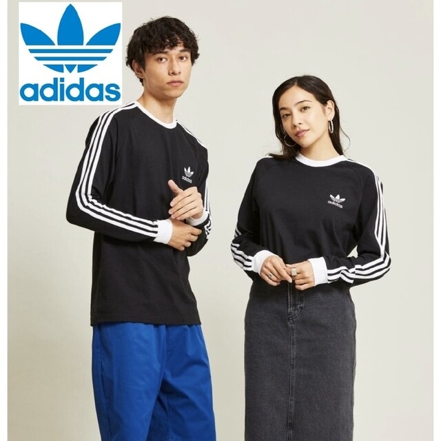 adidas(アディダス)のメンズ M  アディカラー クラシックス 3ストライプ 長袖Tシャツ メンズのトップス(Tシャツ/カットソー(七分/長袖))の商品写真