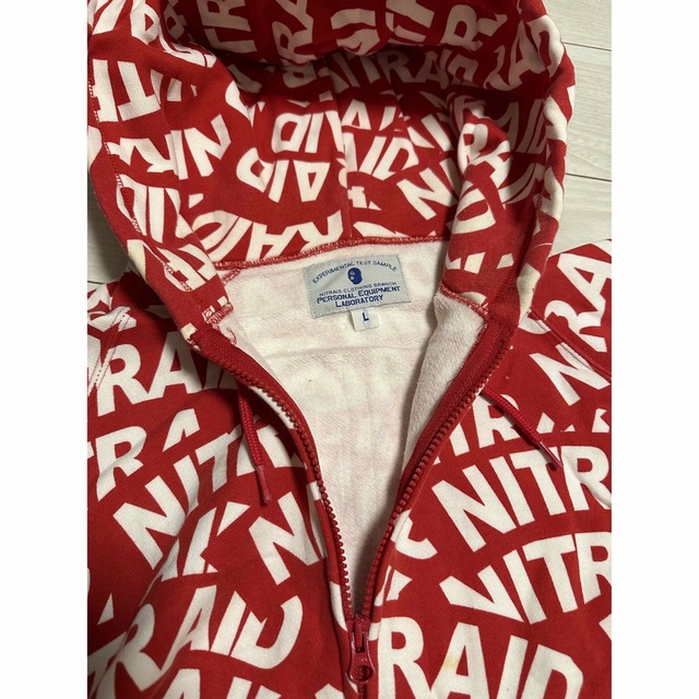 nitraid logo design hoodie redmxxshop