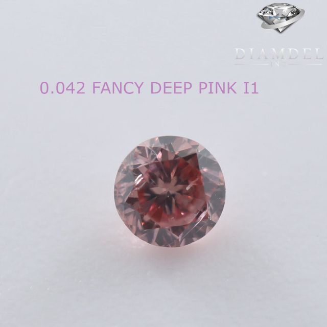 売れ筋がひ新作! ピンクダイヤモンドルース/ F.D.PINK/ ct. 0.042