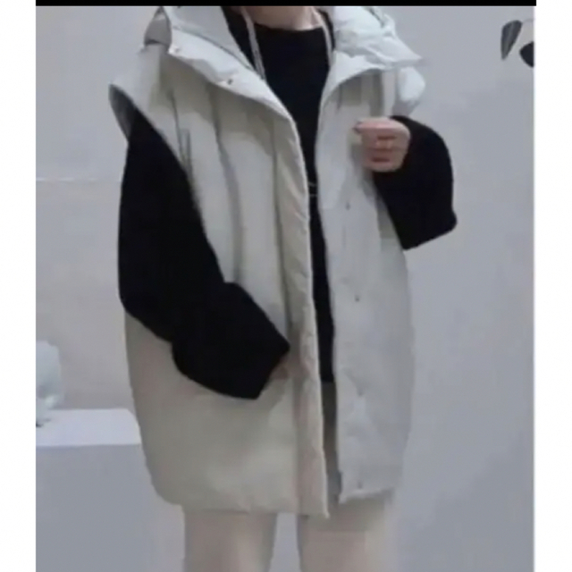 argue COCOON COAT VEST  エクリュ　ベスト