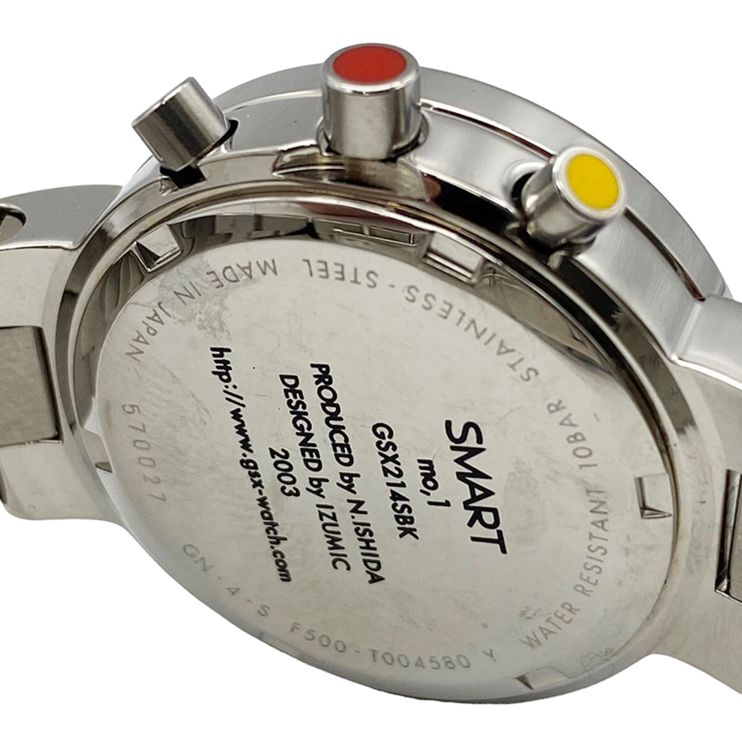 ジーエスエックス GSX 200シリーズ GSX214SBK SS クオーツ レディース 腕時計 4