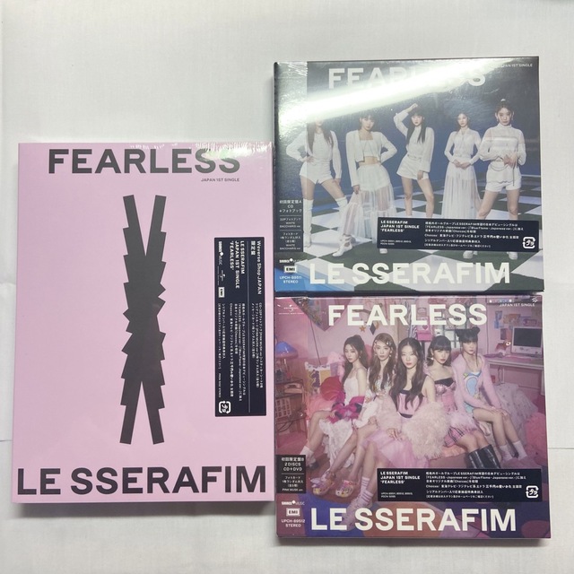 【新古品】FEARLESS LESSERAFIM ルセラフィム サイン入CD