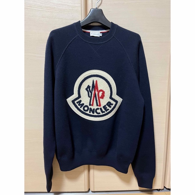 極美品 MONCLER モンクレール ami 限定コラボニット 超希少品Ｍ-