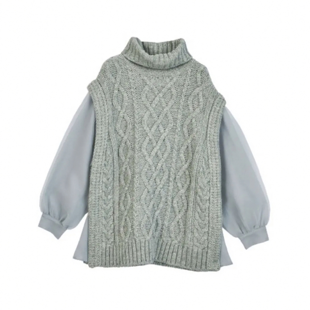 Ameri VINTAGE(アメリヴィンテージ)のUNDRESSED COTTON CANDY SLEEVE KNIT レディースのトップス(ニット/セーター)の商品写真