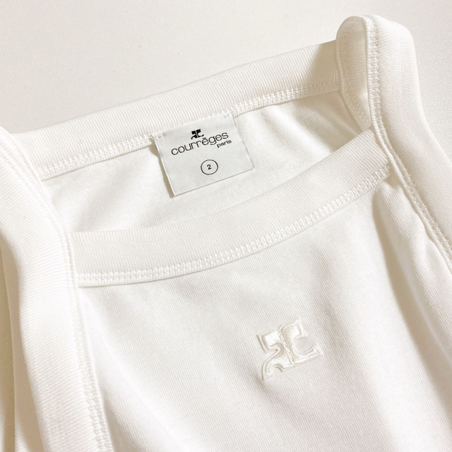 Courreges(クレージュ)のcourreges クレージュ タンクトップ サイズ2 レディースのトップス(タンクトップ)の商品写真