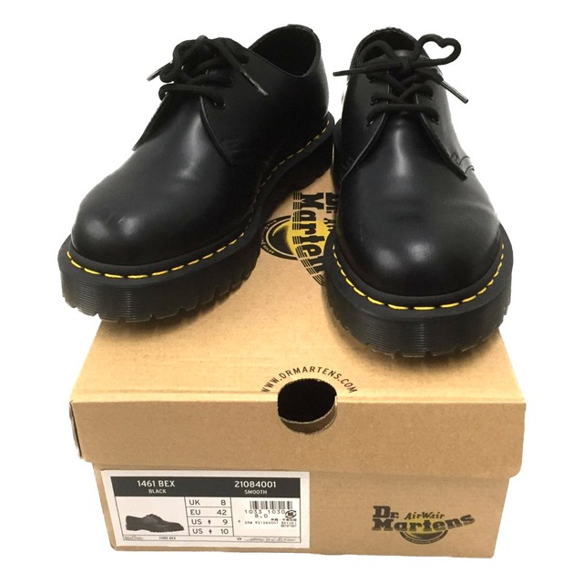 靴/シューズ△△Dr.Martens ドクターマーチン 3ホール シューズ UK8 1461 BEX ブラック