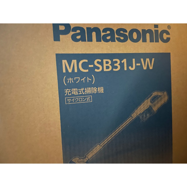 Panasonic(パナソニック)の【新品】Panasonicパナソニック コードレス掃除機 MC-SB31J-W スマホ/家電/カメラの生活家電(掃除機)の商品写真