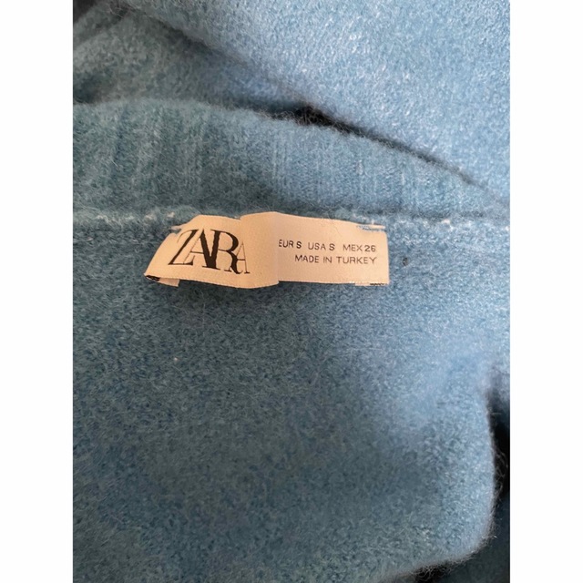 ZARA(ザラ)のZARA ブルーニット レディースのトップス(ニット/セーター)の商品写真