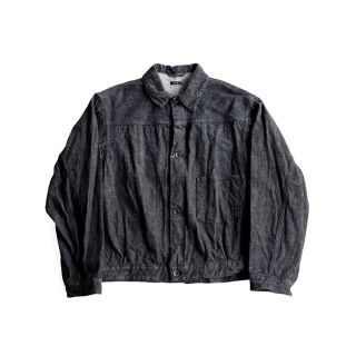 コモリ(COMOLI)のcomoli コモリ denime jacket Black ecru(Gジャン/デニムジャケット)