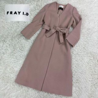 FRAY I.D♡新品タグ付♡ボアロングコート♡ベアコート♡ピンクブラウン-