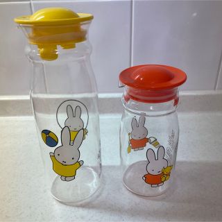 ミッフィー(miffy)のミッフィー　パイレックス　耐熱ピッチャー　2個(容器)