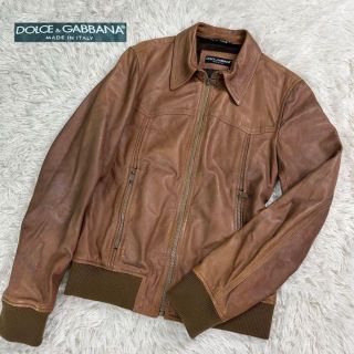 ドルチェ&ガッバーナ(DOLCE&GABBANA) レザージャケット/革ジャン