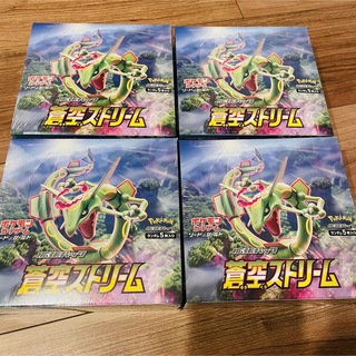 ポケモン(ポケモン)の蒼空ストリーム 4BOX ポケモンカード(Box/デッキ/パック)