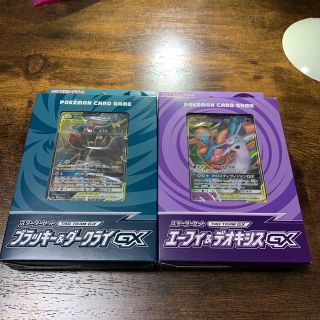 ポケモン - ブラッキー&ダークライGX エーフィ&デオキシスGX