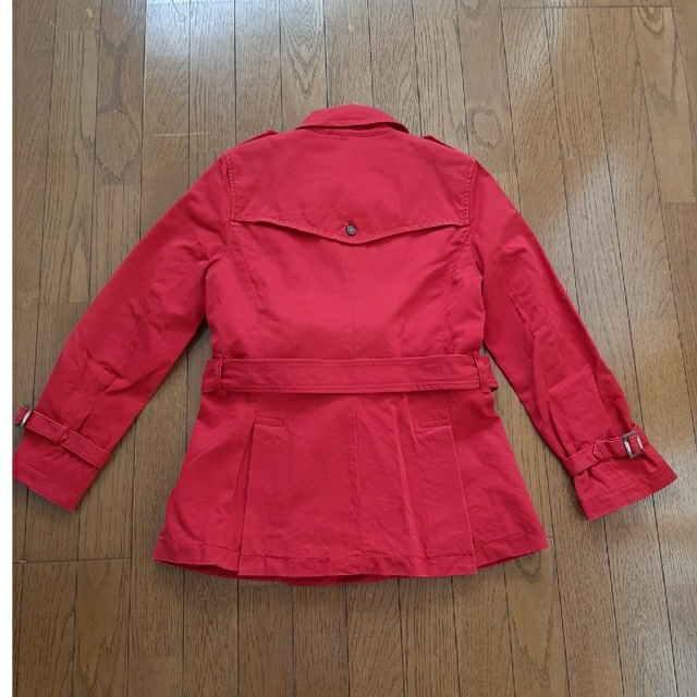 Rope' Picnic(ロペピクニック)のロペ・ピクニック　トレンチコート　赤 レディースのジャケット/アウター(トレンチコート)の商品写真