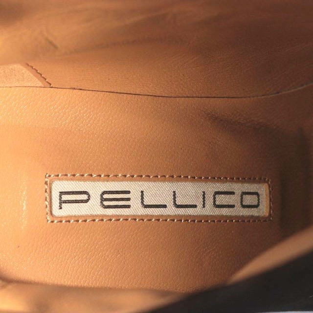 ペリーコ METRO80 ブーツ ショート ピンヒール 36 ダークブラウン