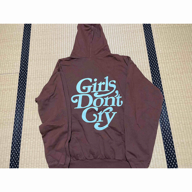 美品　girls don't cry パーカー　チョコミント　XL