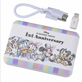 ディズニー(Disney)のディズニーフラッグシップ東京限定　バッテリーチャージャー　未使用(バッテリー/充電器)