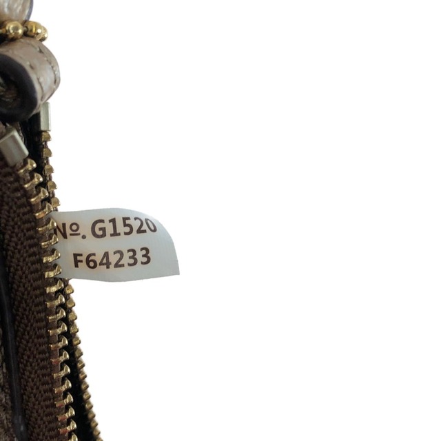 〇〇COACH コーチ シグネチャー リストレット ポーチ F64233 ブラウン 3