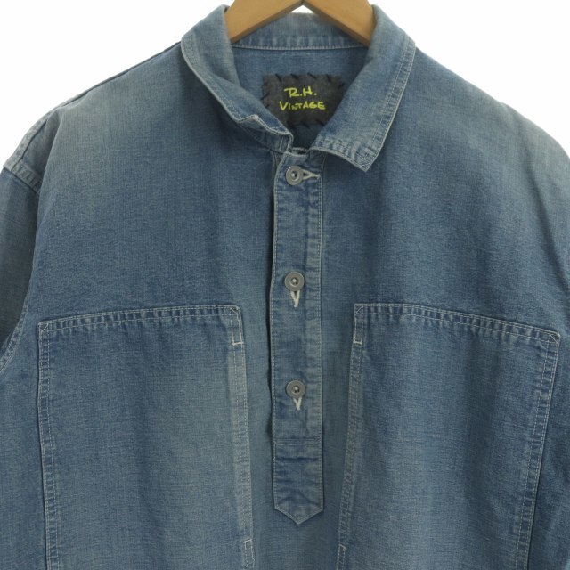 Ron Herman(ロンハーマン)のロンハーマン ヴィンテージ 22SS Shirt Utility Denim メンズのトップス(シャツ)の商品写真