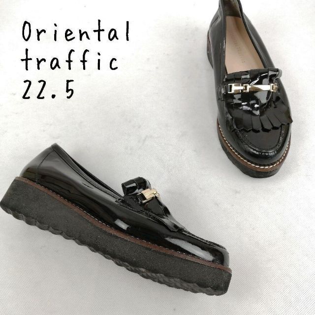 Oriental trafficオリエンタルトラフィックタッセルローファー光沢感ローファー/革靴