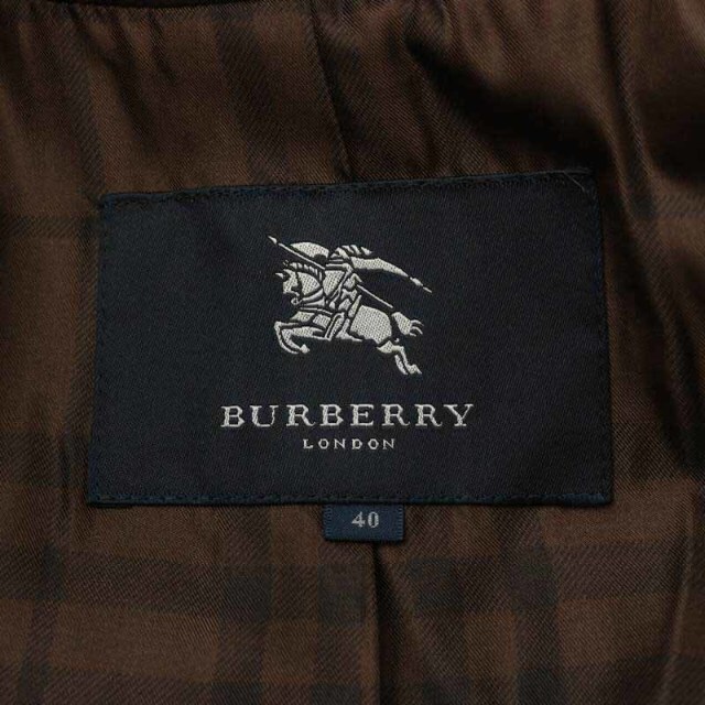 BURBERRY(バーバリー)のバーバリー ロンドン チェスターコート ロング アンゴラ ウール混 40 S 茶 レディースのジャケット/アウター(その他)の商品写真