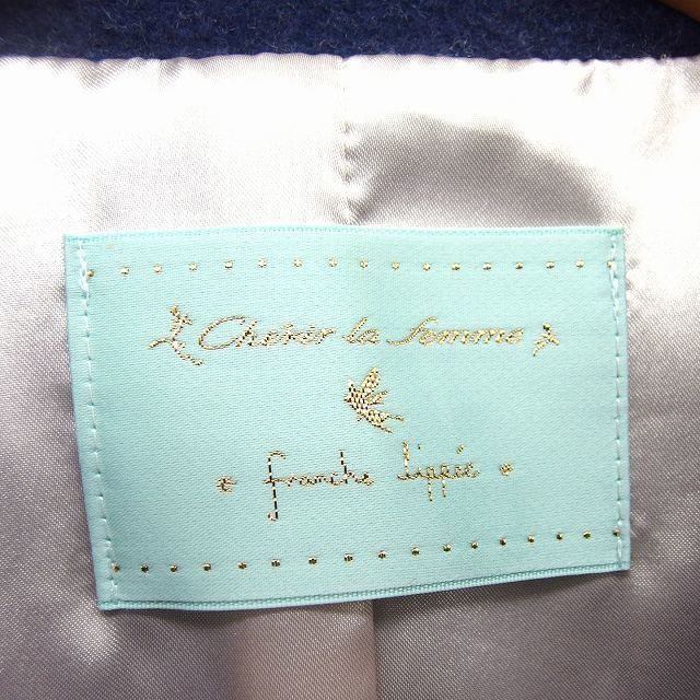 franche lippee(フランシュリッペ)のフランシュリッペ ジャケット アウター テーラード 総裏地 ダブル ウール混 M レディースのジャケット/アウター(その他)の商品写真