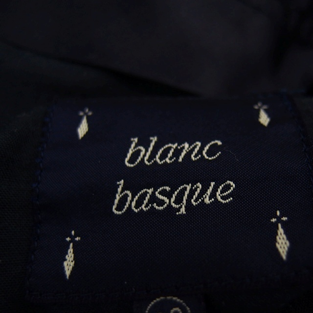 blanc basque(ブランバスク)のブランバスク パンツ スラックス ストレート ウール 切替 ジップフライ 38 レディースのパンツ(その他)の商品写真