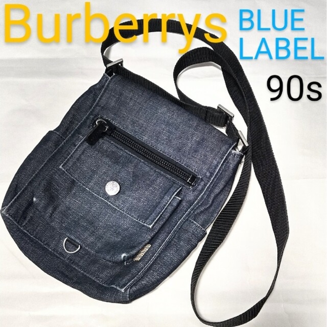 BURBERRY(バーバリー)のトレンド 90s Burberrys ブルーレーベル デニム ショルダーバッグ レディースのバッグ(ショルダーバッグ)の商品写真