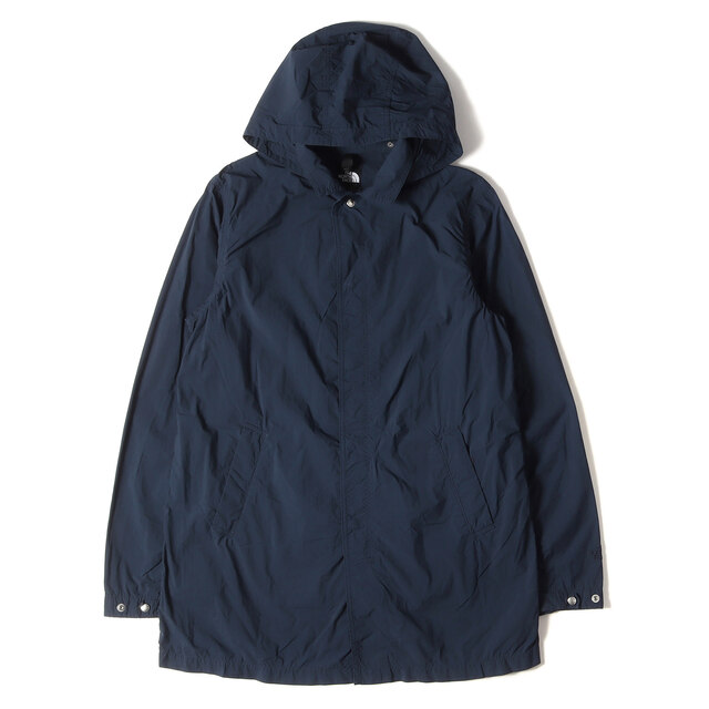 THE NORTH FACE ノースフェイス コート スリーブロゴ ジャーニーズ テック インディゴコート Journeys Tech Indigo Coat NP21657 取り外し可能フード付き インディゴブルー L アウター ジャケット【メンズ】