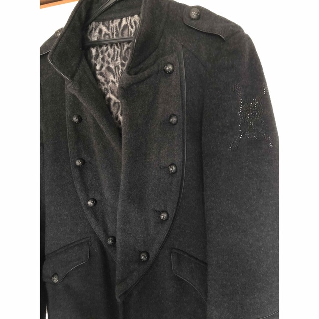 肩幅41Roen grunge leopard napoleon jacket