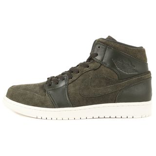 ナイキ(NIKE)のNIKE ナイキ AIR JORDAN 1 MID SEQUOIA (554724-302) 2016年 エアジョーダン 1 ミッド セコイア マックスオレンジ サイズ：US10 28.0cm スニーカー【メンズ】【中古】【新品同様】(スニーカー)