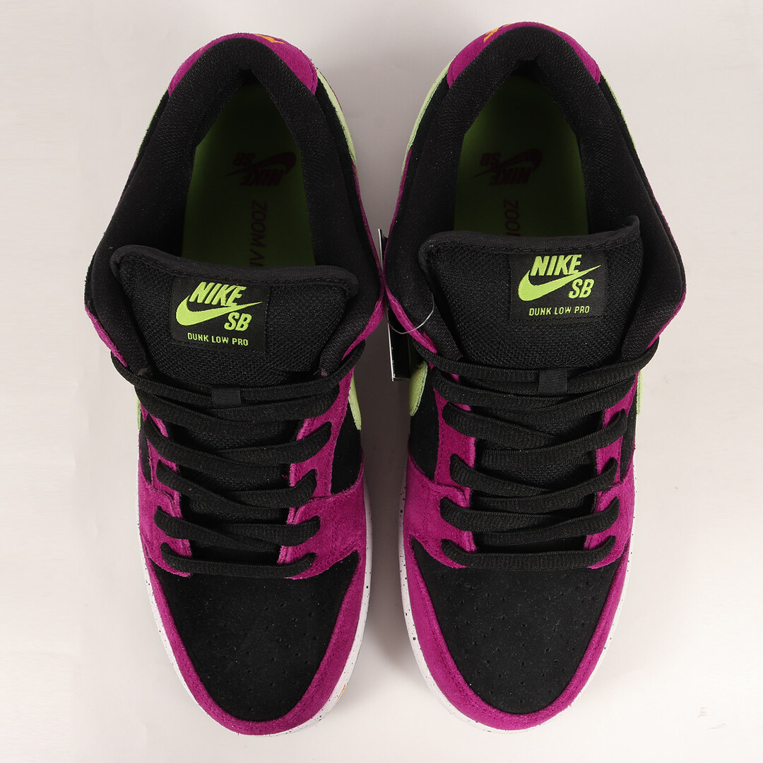 NIKE ナイキ SB DUNK LOW PRO RED PLUM (BQ6817-501) 2021年 ダンク ロー プロ レッドプラム シトロン  ブラック サイズ：US10 28.0cm スニーカー 【メンズ】